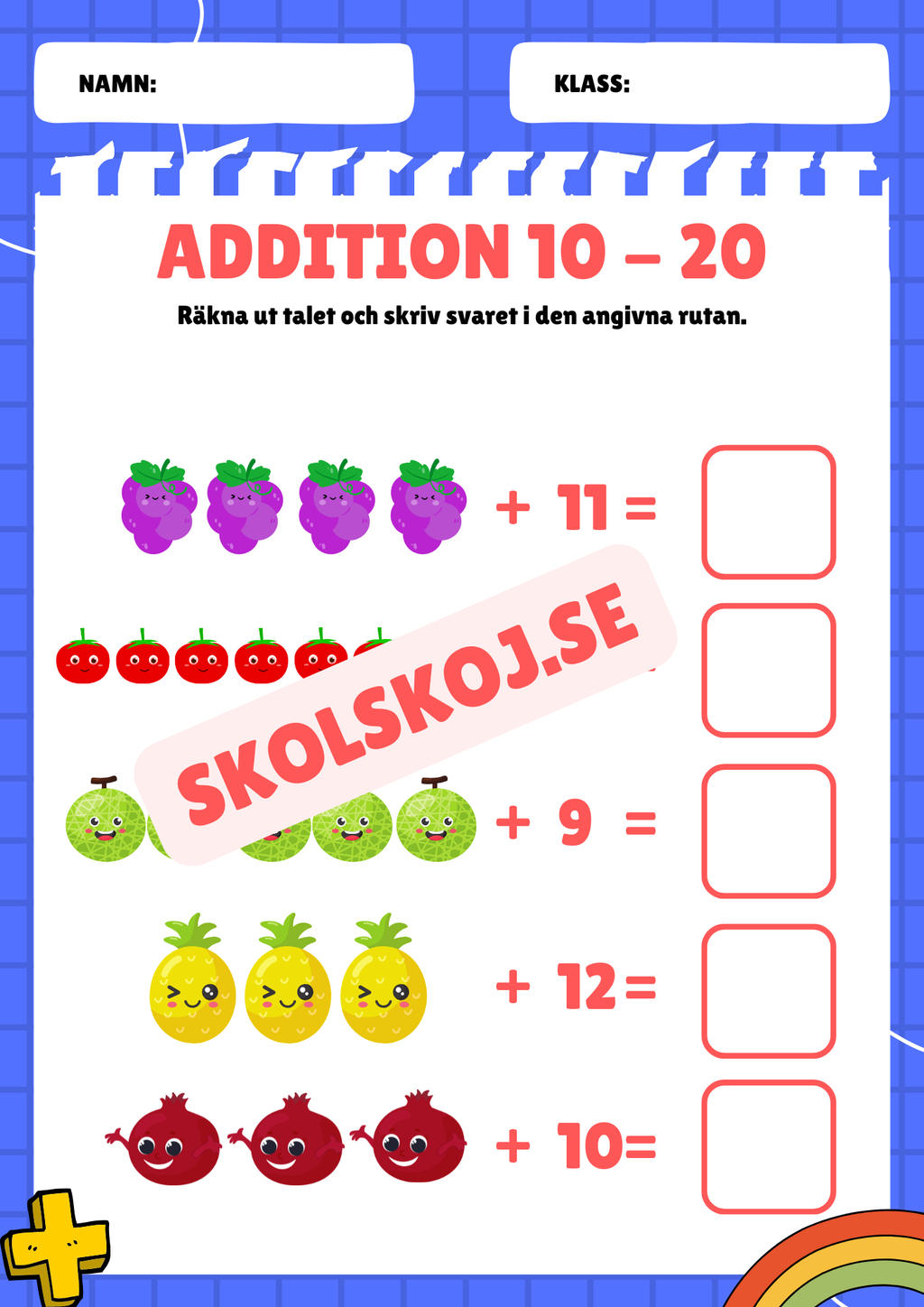 Addition 1 - 20 - Häfte