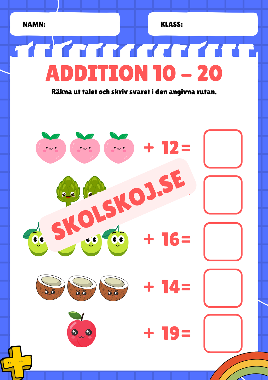 Addition 1 - 20 - Häfte