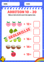 Addition 1 - 20 - Häfte
