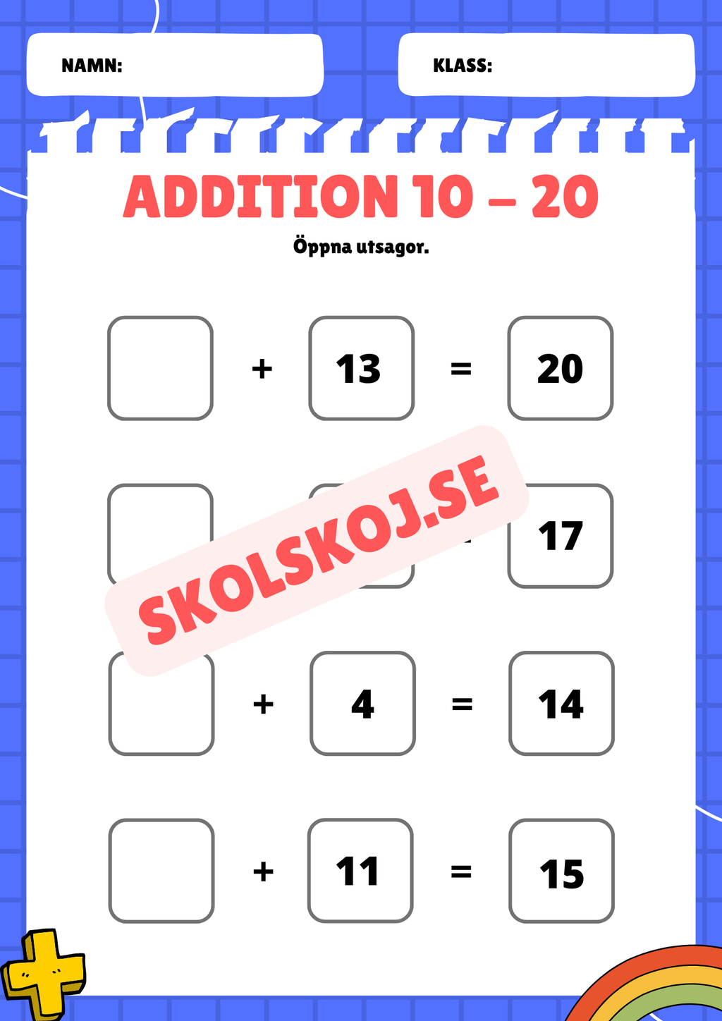 Addition 1 - 20 - Häfte