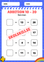 Addition 1 - 20 - Häfte