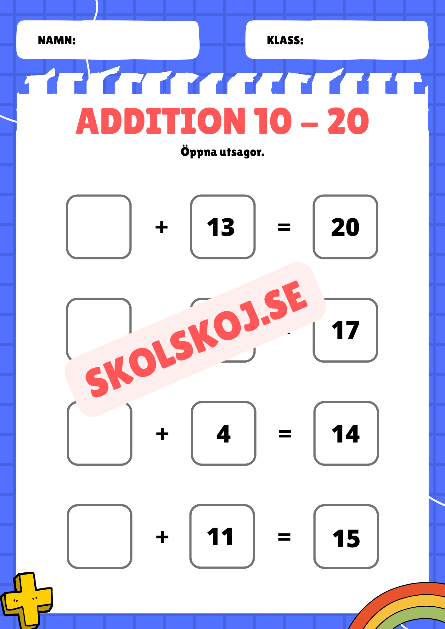 Addition 1 - 20 - Häfte