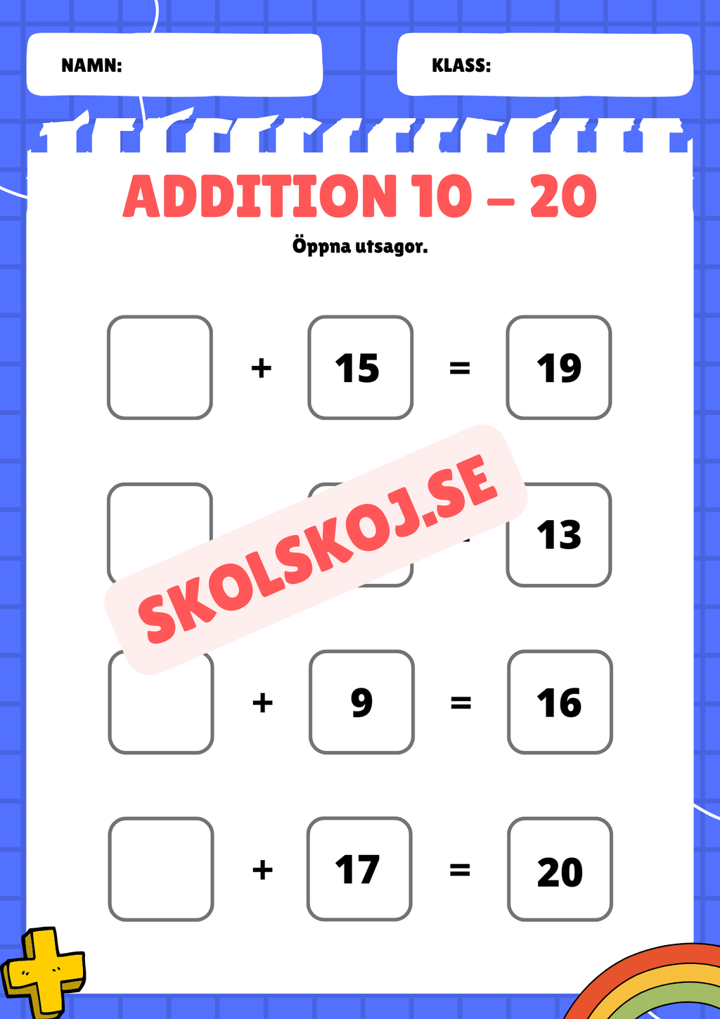 Addition 1 - 20 - Häfte