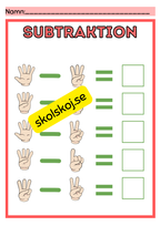 Addition och subtraktion - 0 - 10