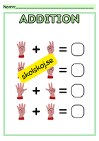 Addition och subtraktion - 0 - 10
