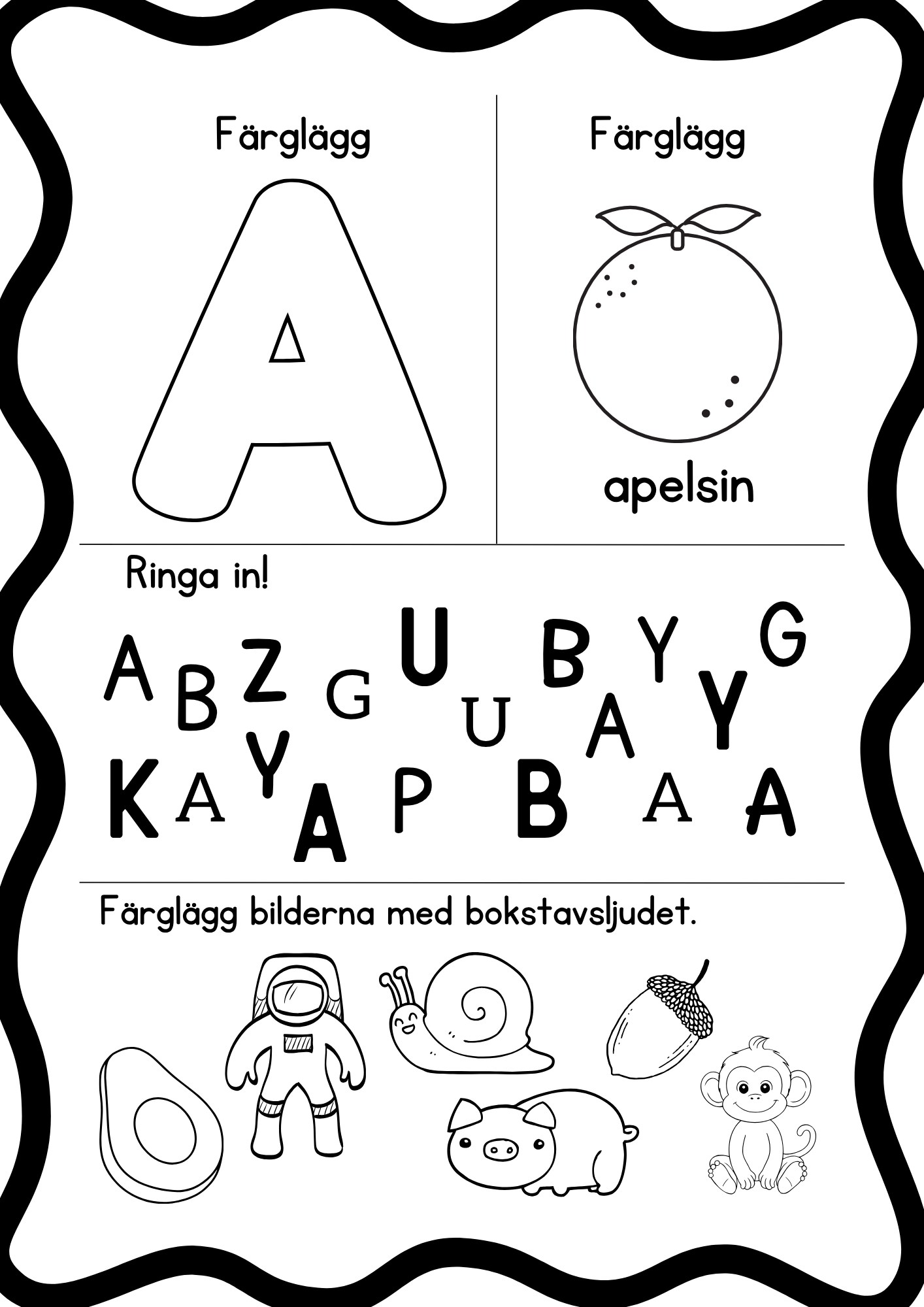 Alfabetet - Häfte