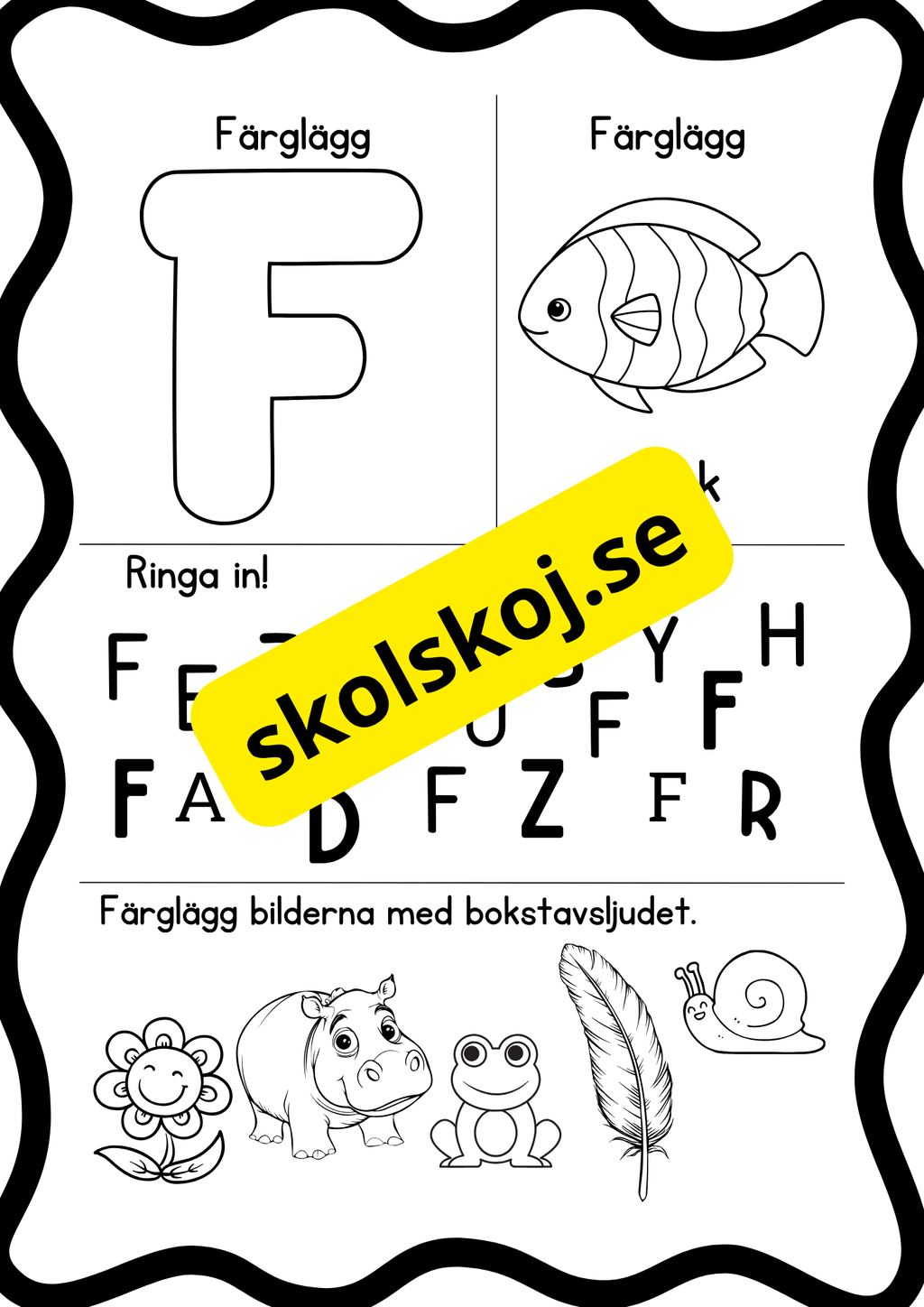 Alfabetet - Häfte