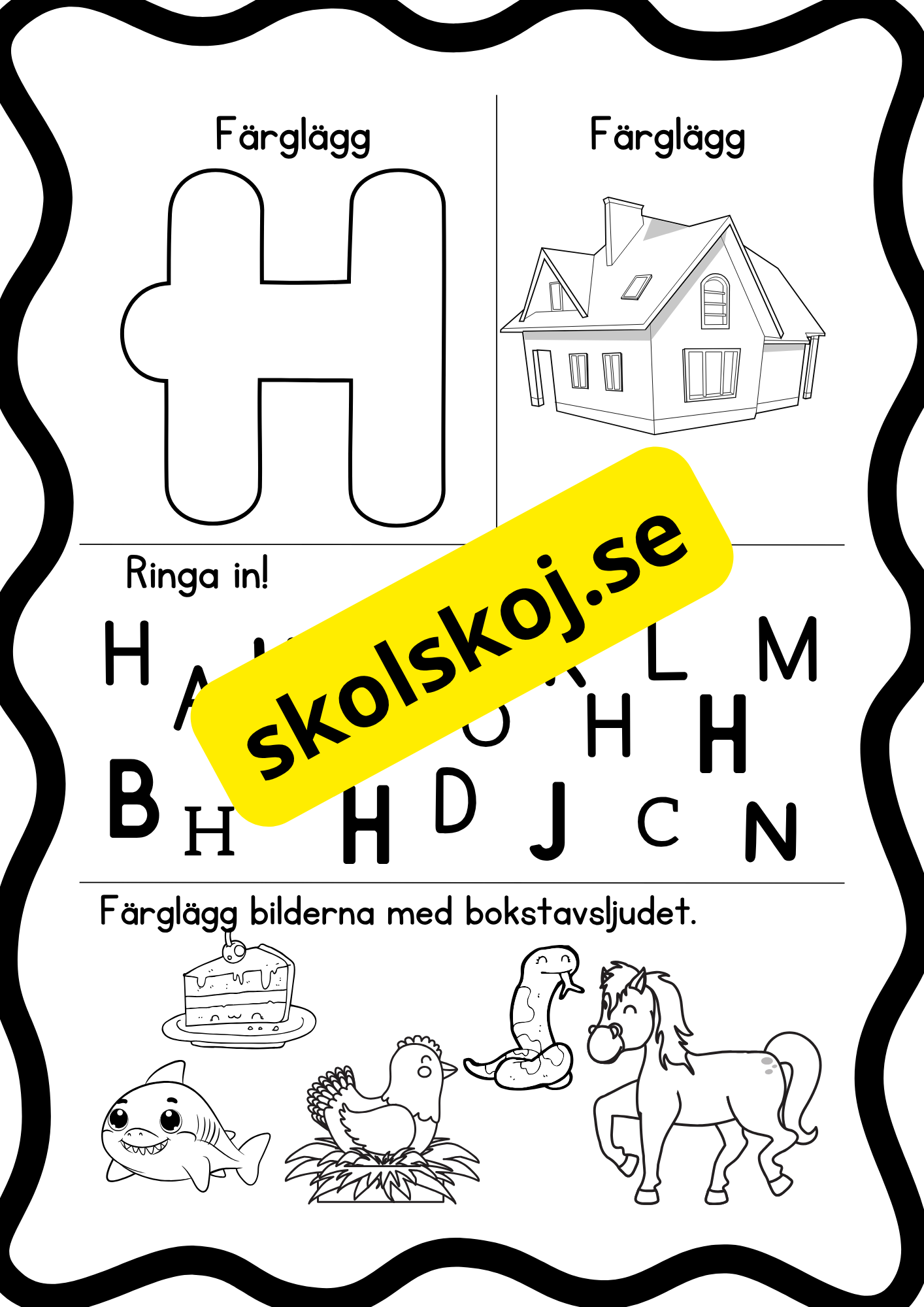 Alfabetet - Häfte