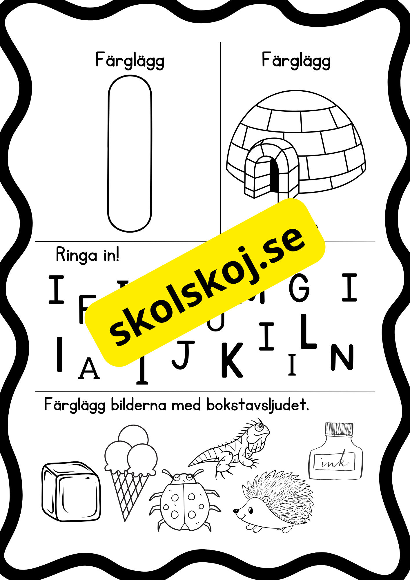 Alfabetet - Häfte