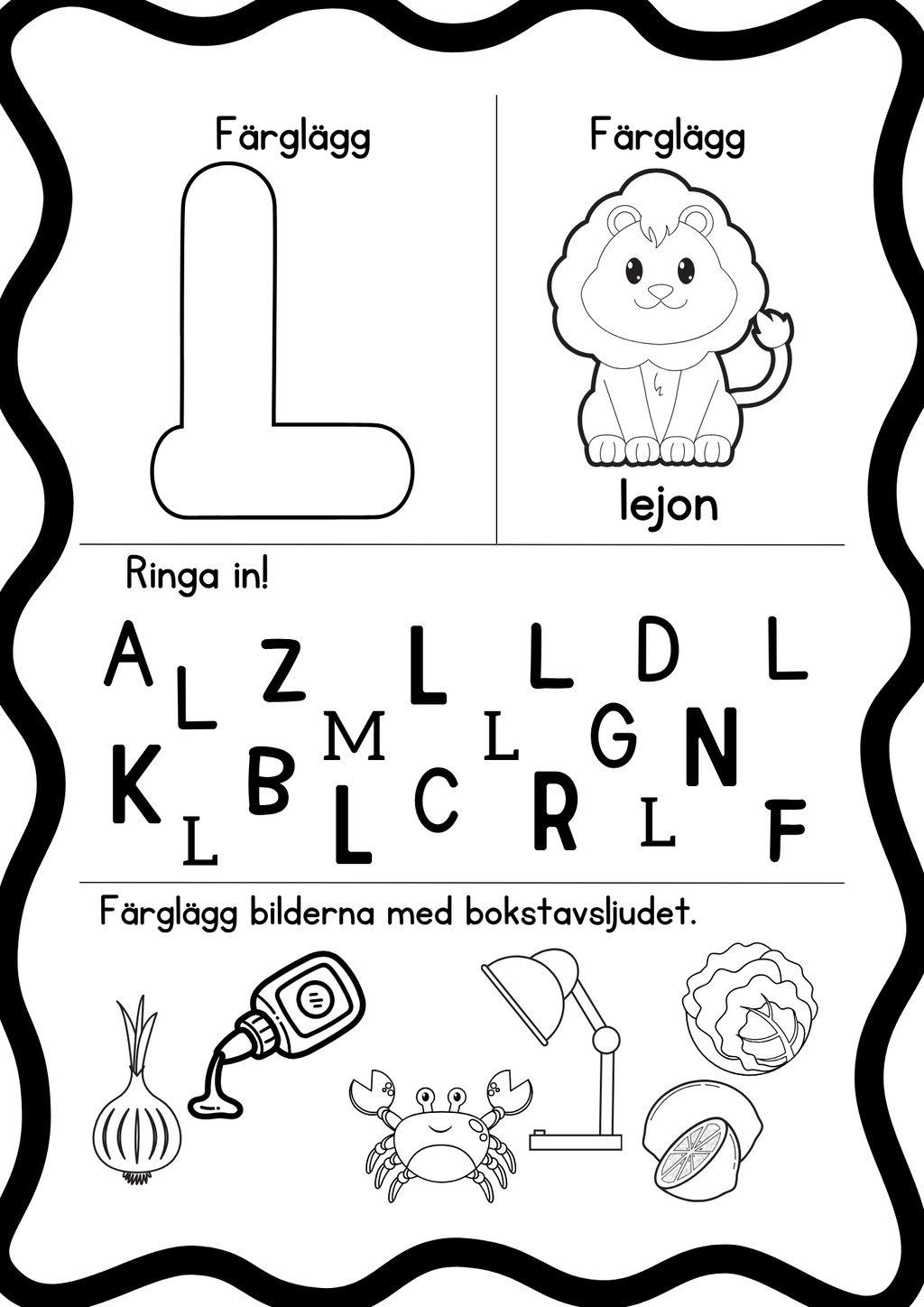 Alfabetet - Häfte