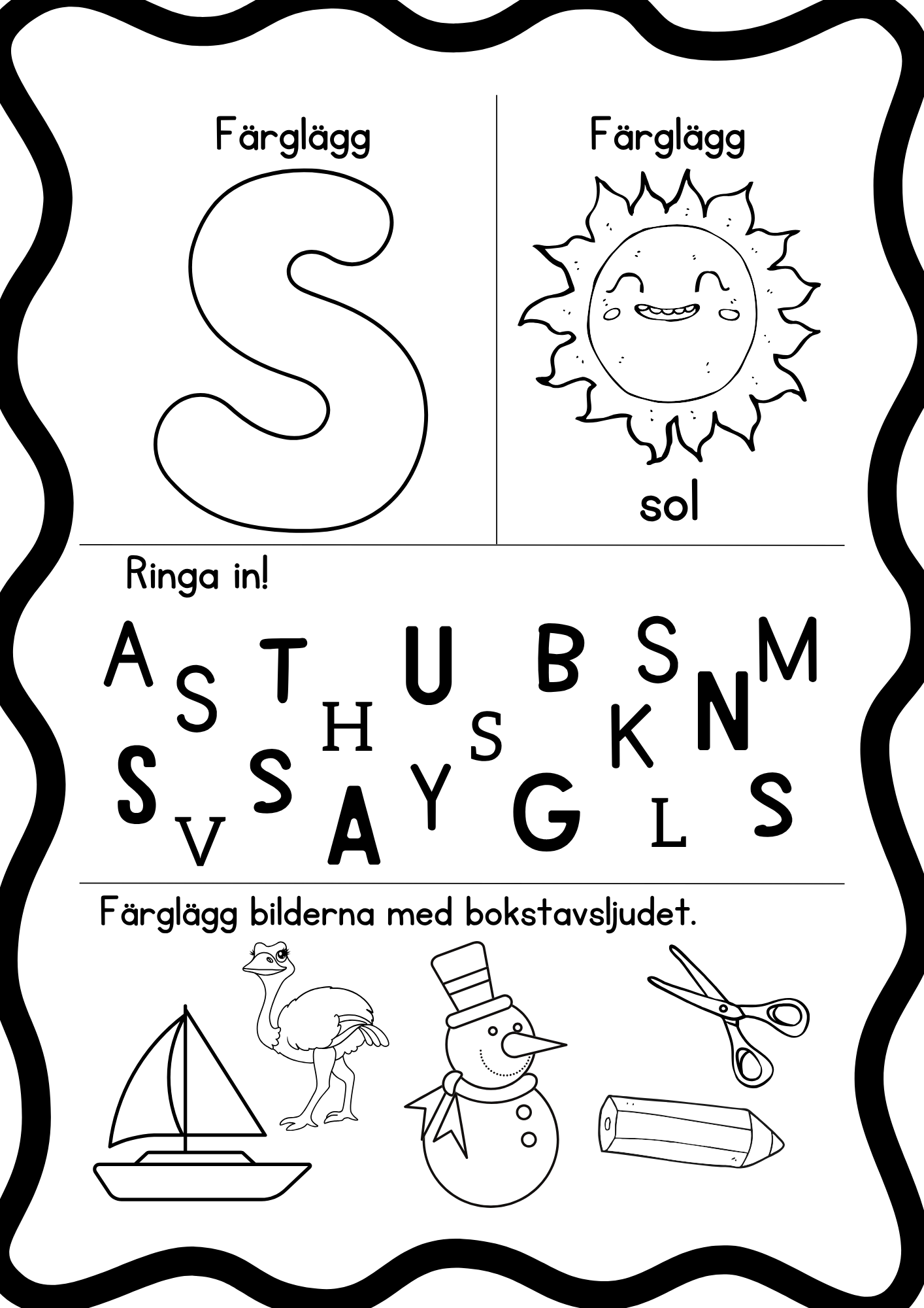 Alfabetet - Häfte
