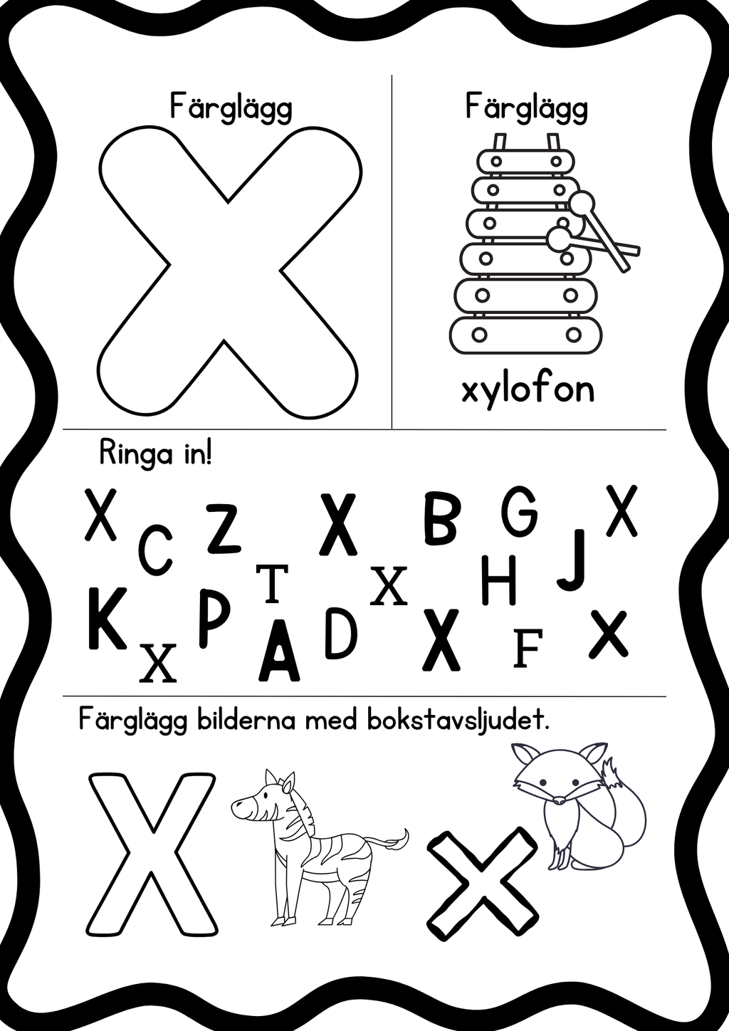 Alfabetet - Häfte