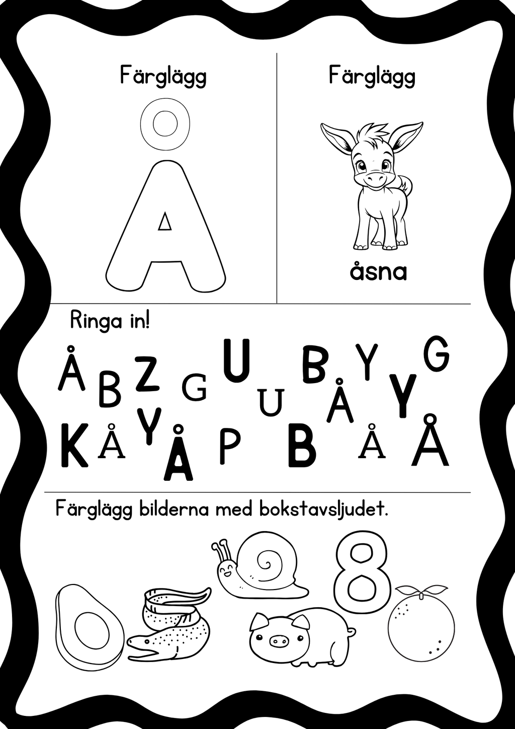 Alfabetet - Häfte