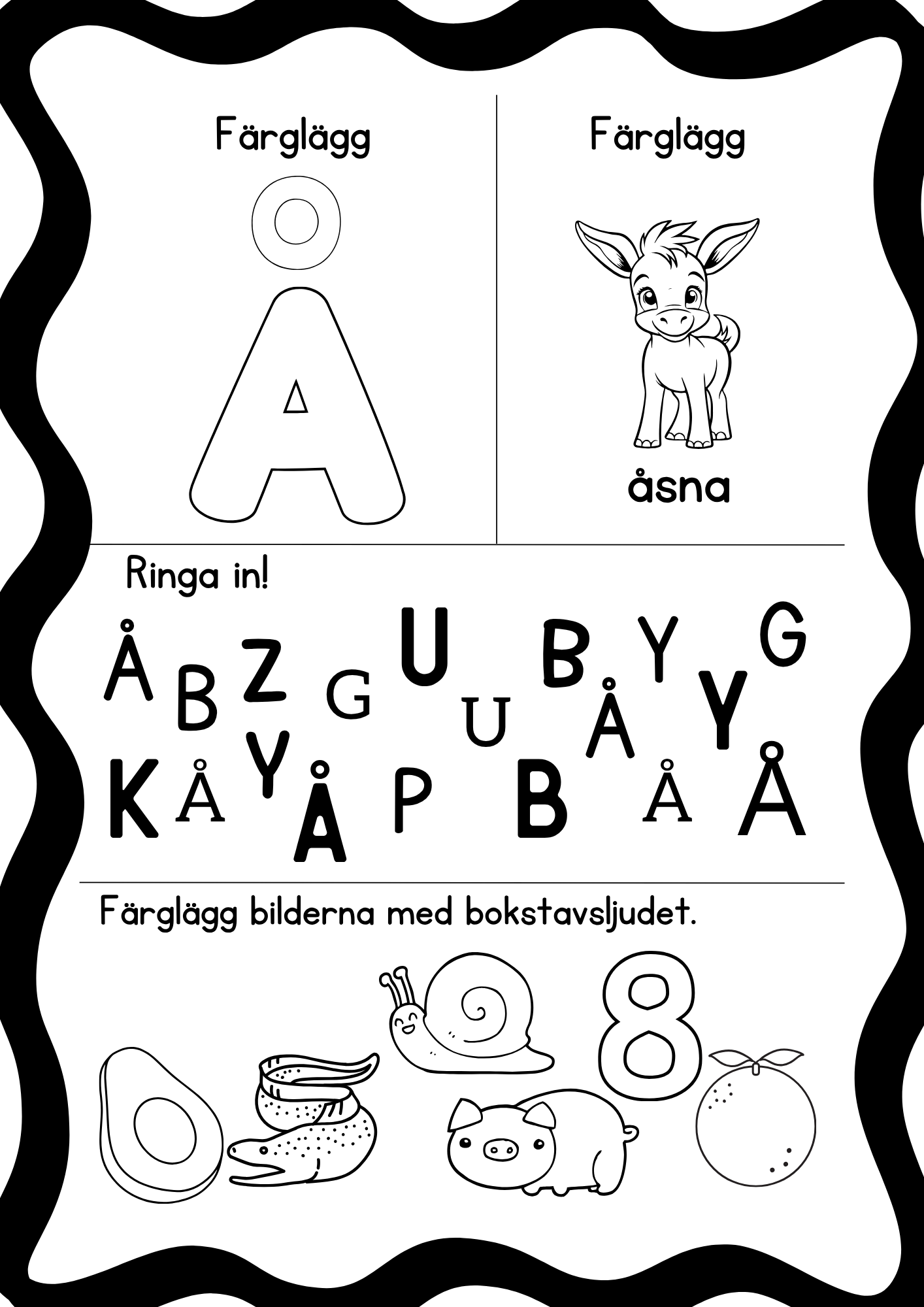 Alfabetet - Häfte