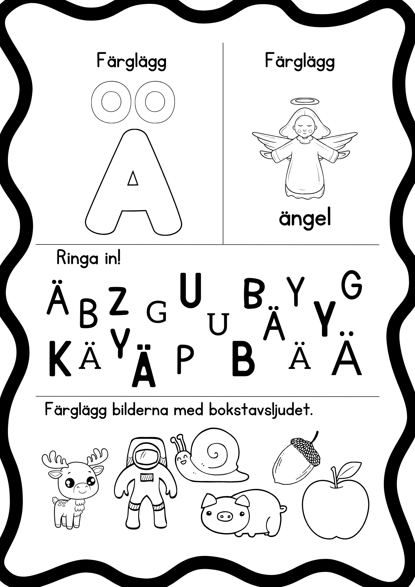 Alfabetet - Häfte