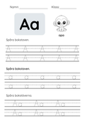 Alfabetet från A till Ö