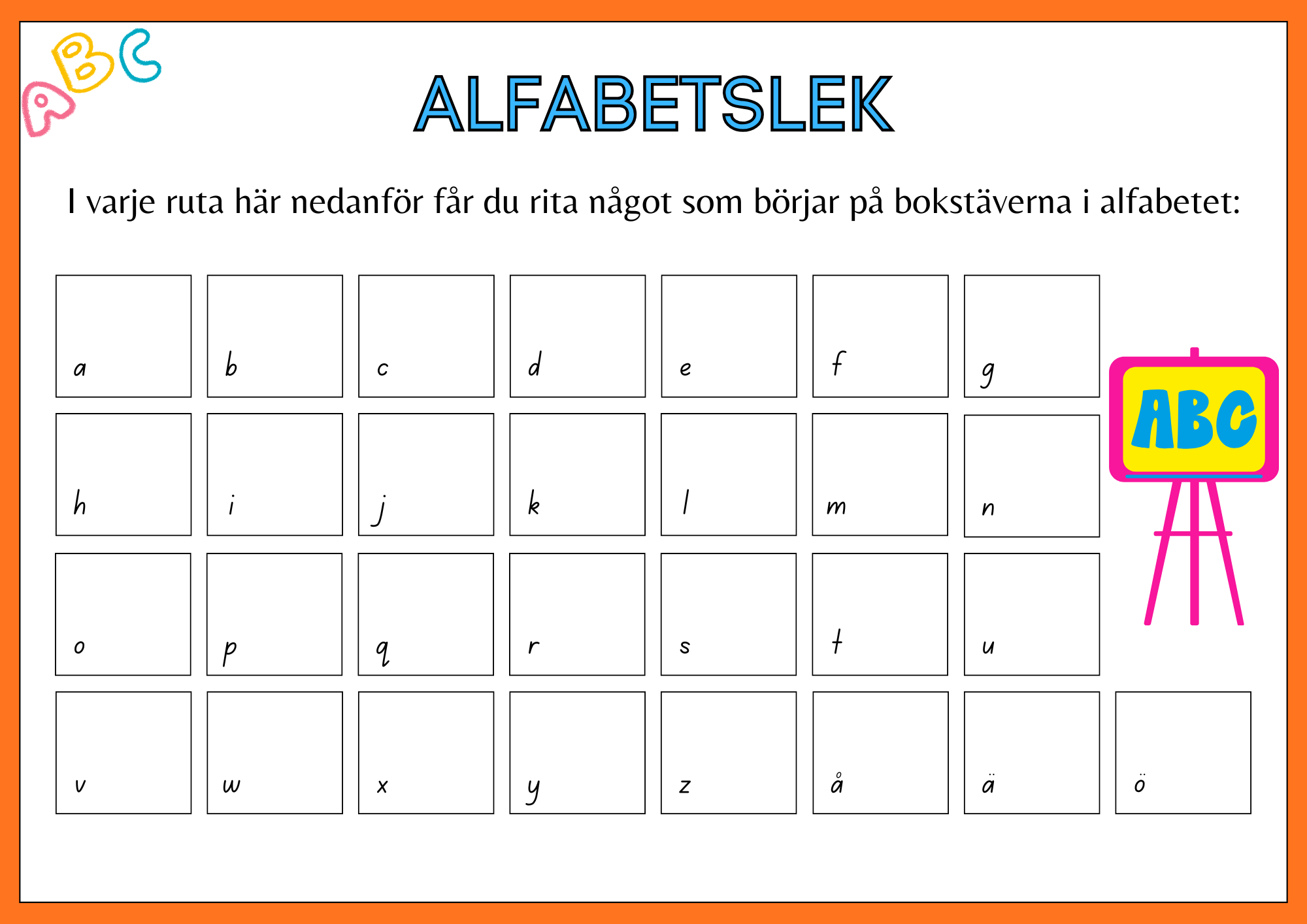 Alfabetslek