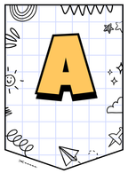 Alfabetsvimplar - ABC