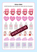 Alla hjärtans dag - Arbetshäfte