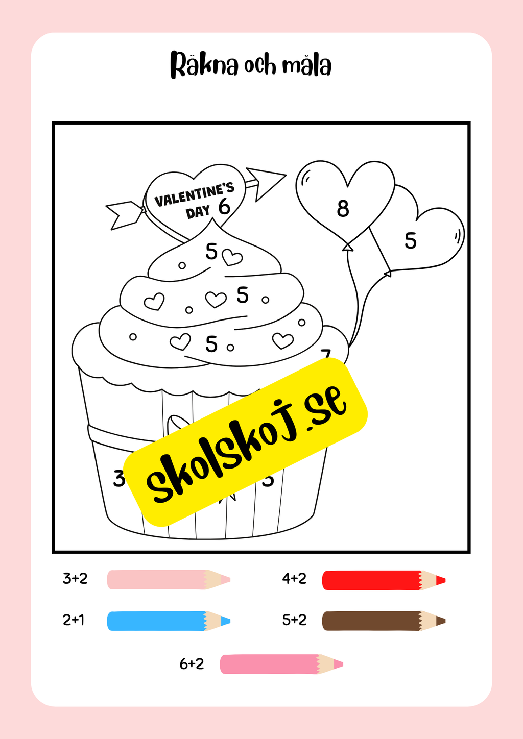 Alla hjärtans dag - Blandade uppgifter