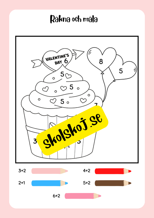 Alla hjärtans dag - Blandade uppgifter