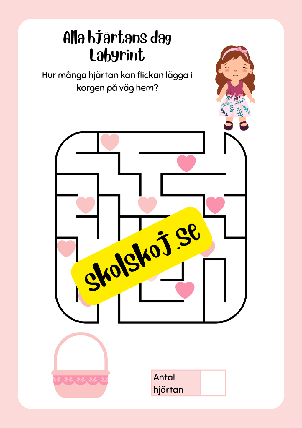 Alla hjärtans dag - Blandade uppgifter