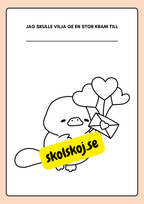 Alla hjärtans dag - Läs-, skriv- och målarbok
