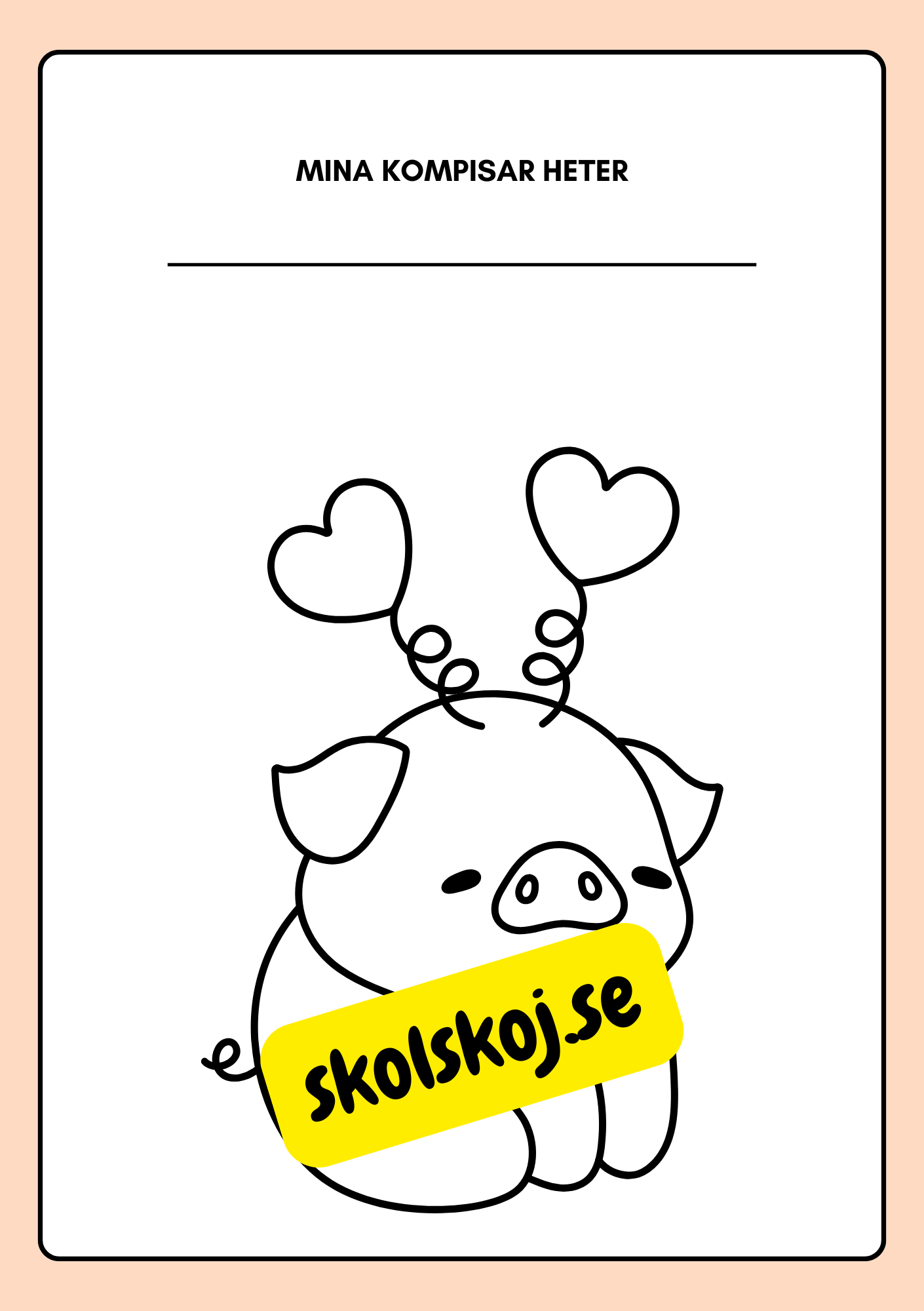 Alla hjärtans dag - Läs-, skriv- och målarbok