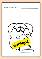 Alla hjärtans dag - Läs-, skriv- och målarbok