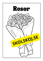 Alla hjärtans dag - Målarbok