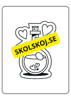 Alla hjärtans dag - Målarbok