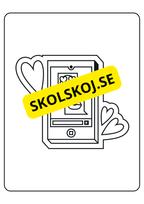 Alla hjärtans dag - Målarbok