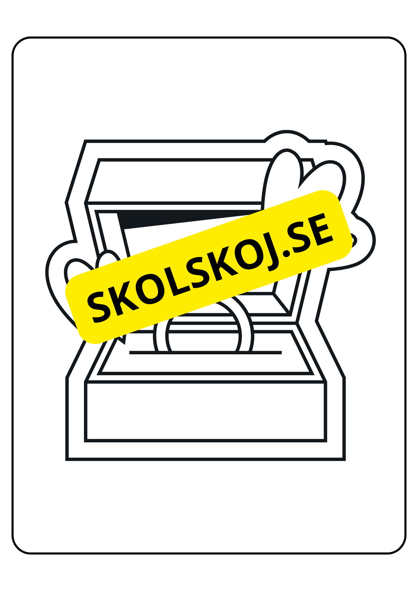 Alla hjärtans dag - Målarbok