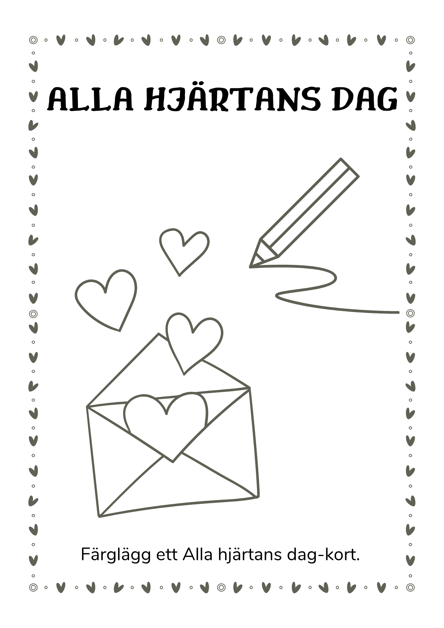 Alla hjärtans dag-kort