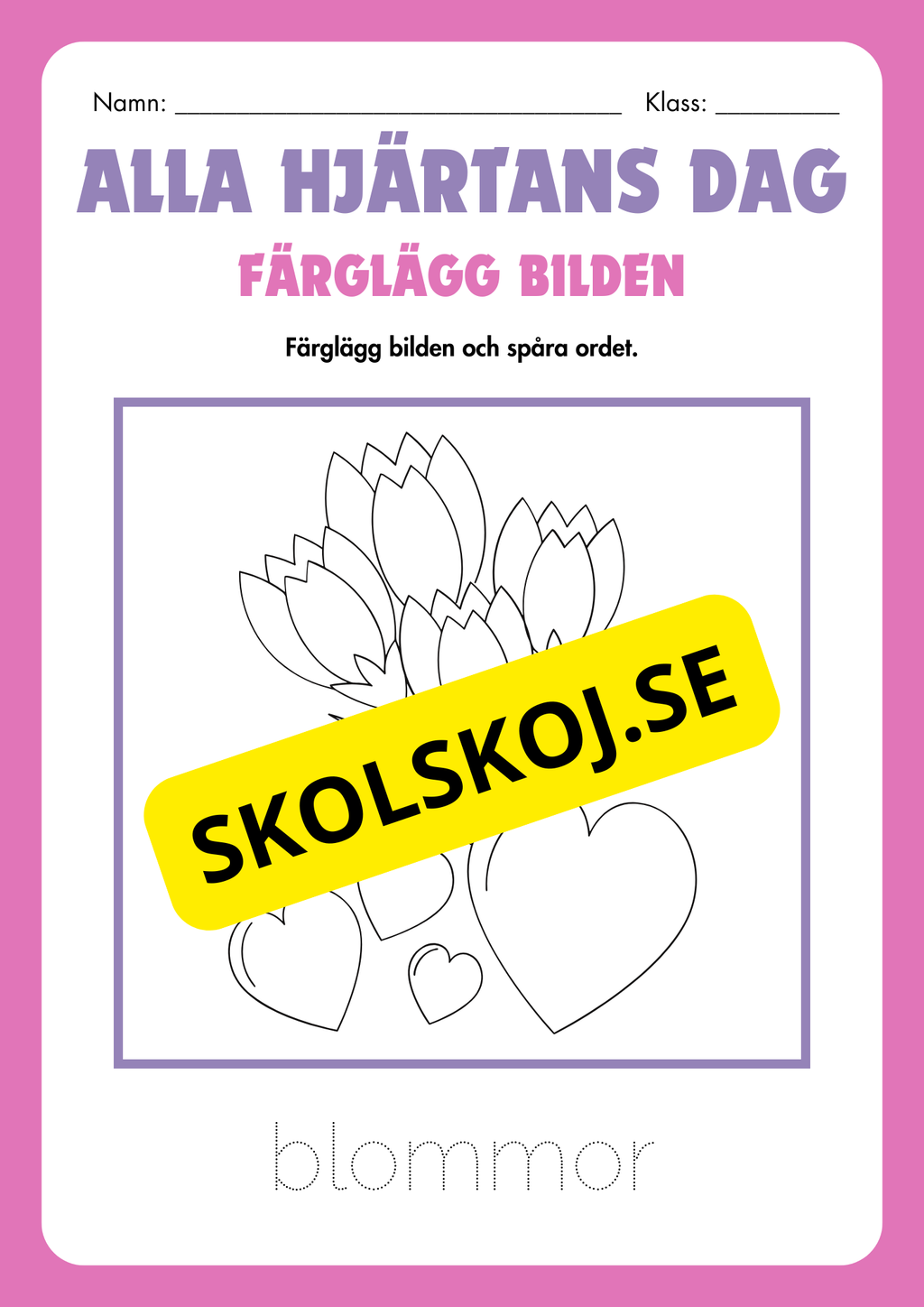 Alla hjärtans dag - Häfte