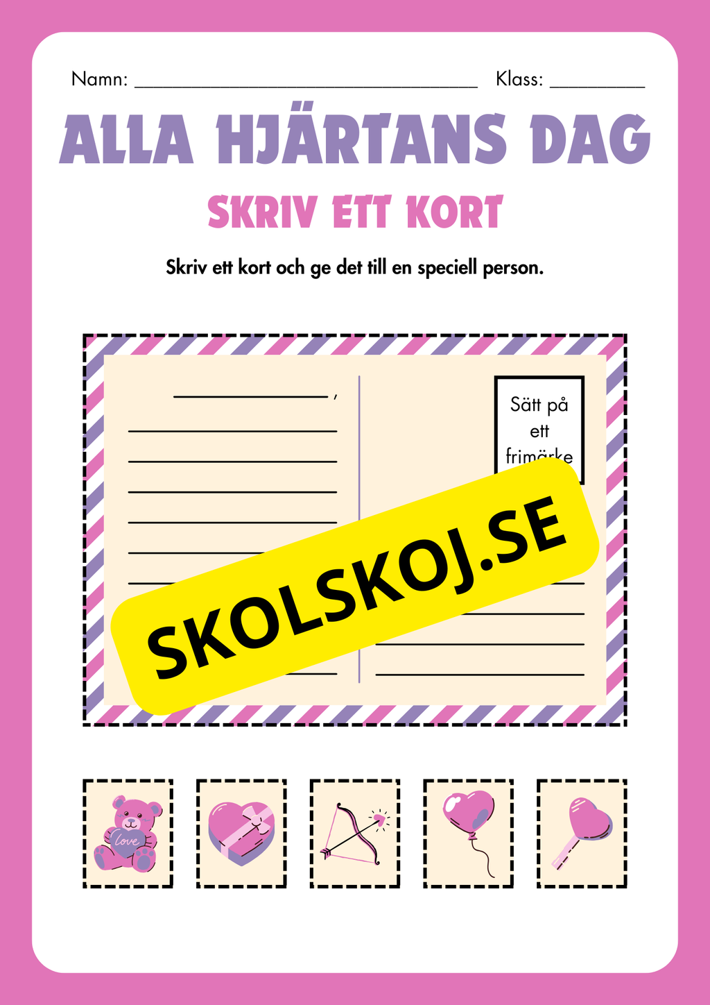Alla hjärtans dag - Häfte