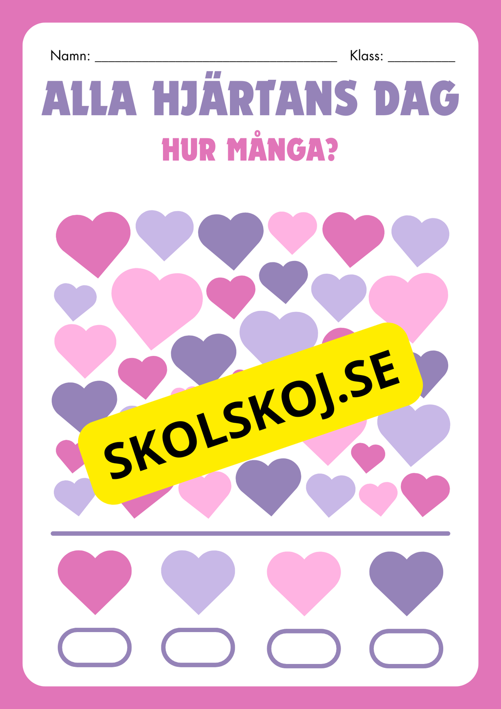 Alla hjärtans dag - Häfte