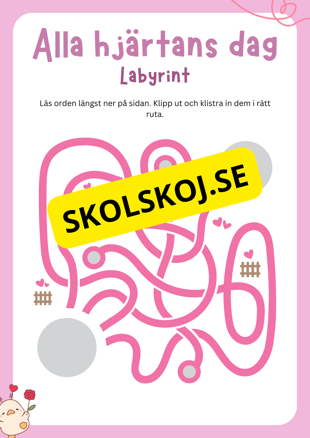 Alla hjärtans dag häfte åk 2 - 3