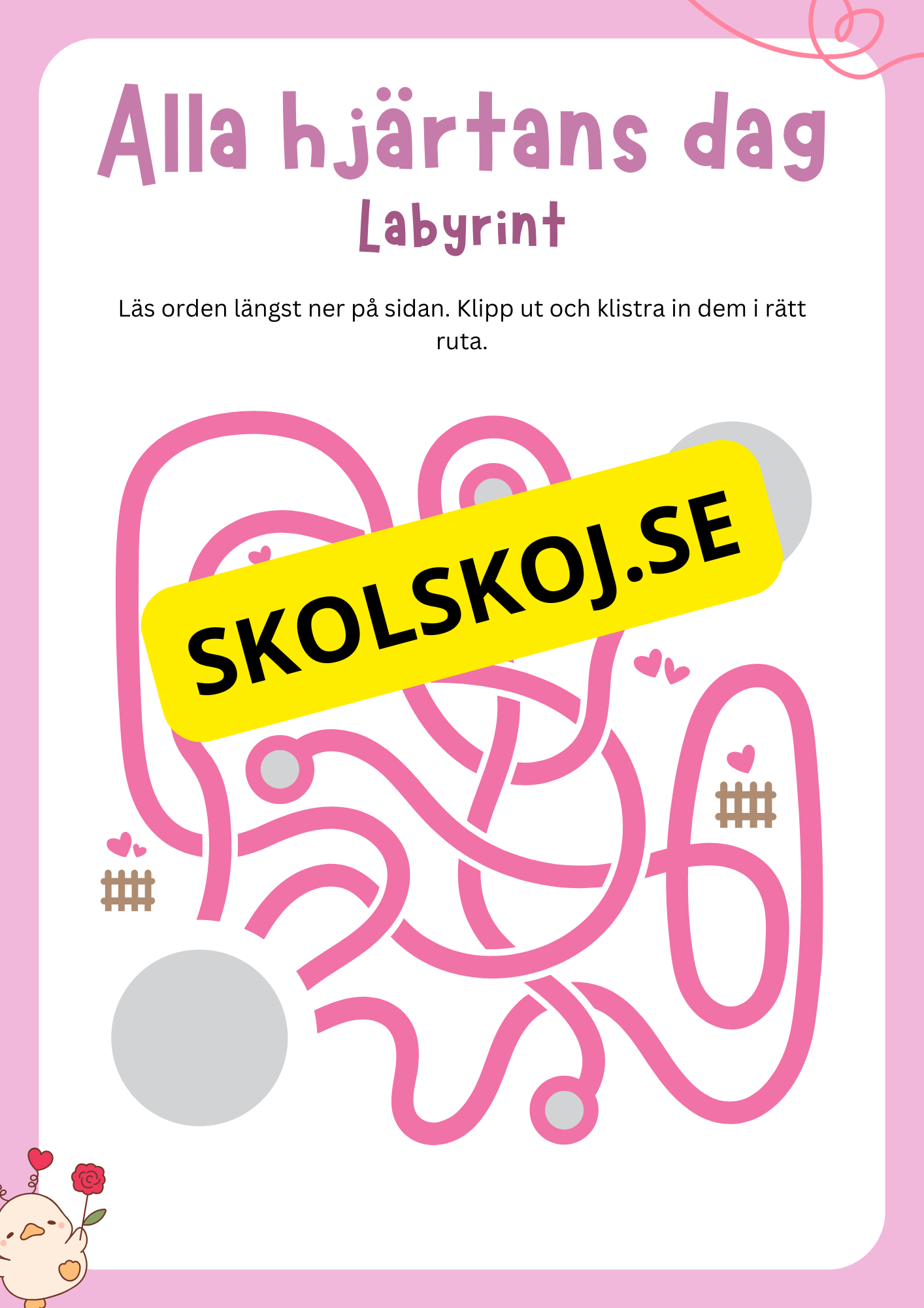 Alla hjärtans dag häfte åk 2 - 3