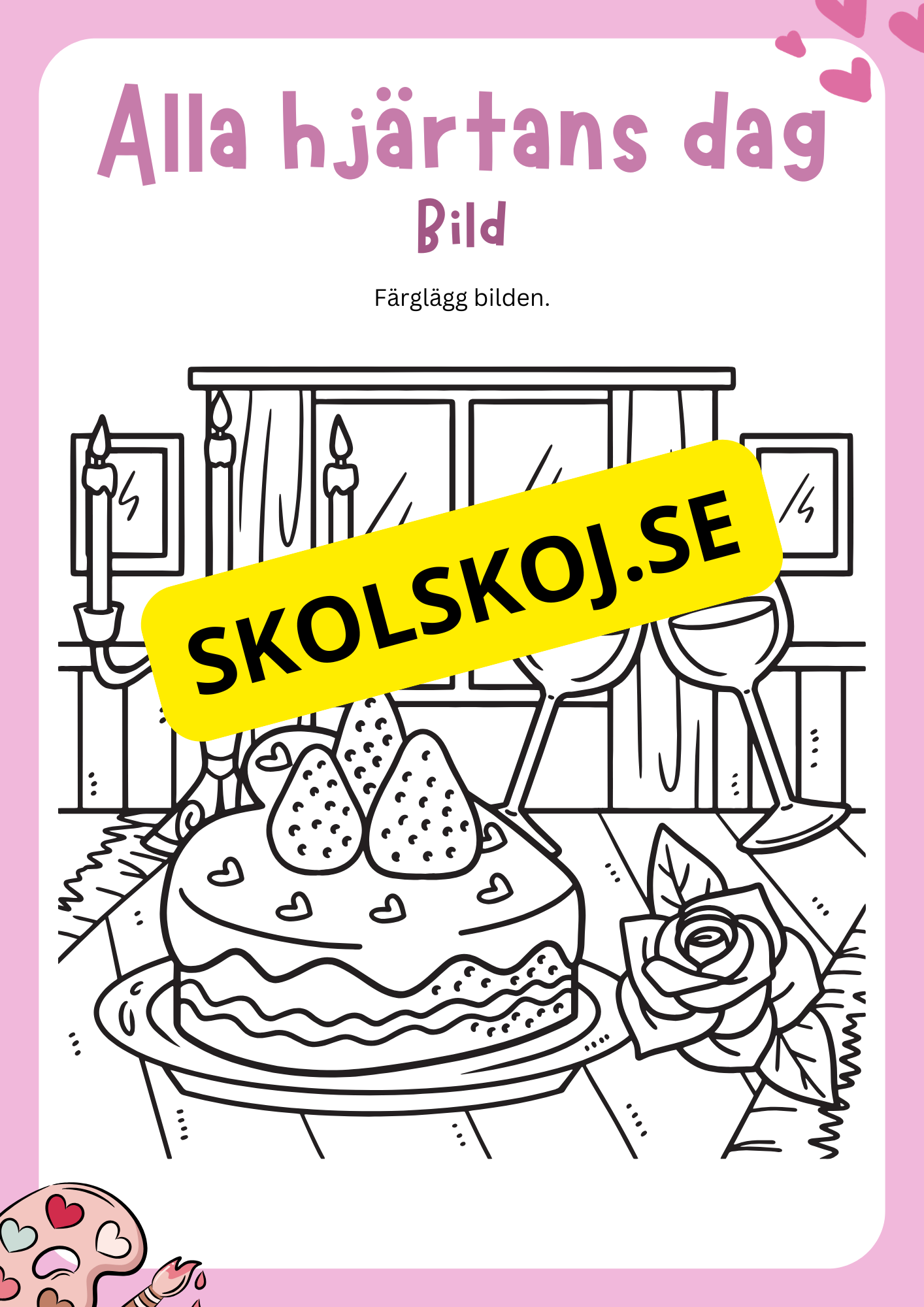 Alla hjärtans dag häfte åk 2 - 3