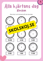 Alla hjärtans dag häfte åk 2 - 3