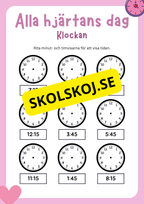 Alla hjärtans dag häfte åk 2 - 3