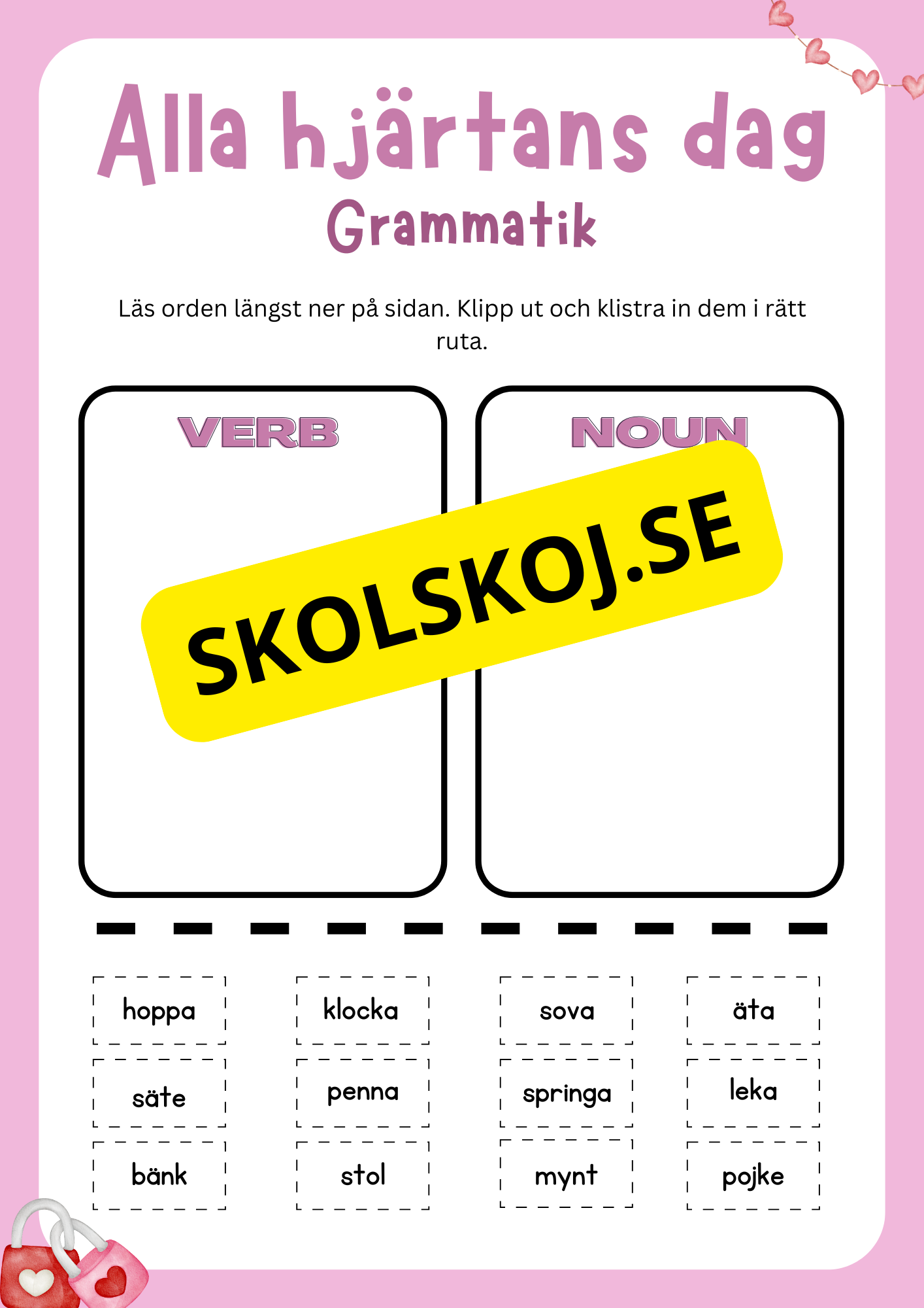 Alla hjärtans dag häfte åk 2 - 3