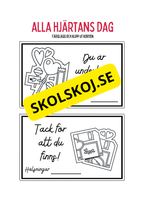 Alla hjärtans dag kort