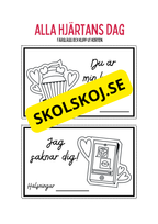 Alla hjärtans dag kort