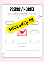 Alla hjärtans dag och adjektiv