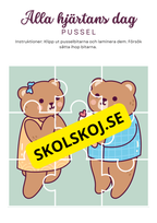 Alla hjärtans dag - Pussel