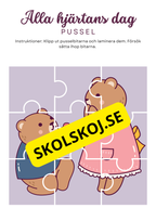 Alla hjärtans dag - Pussel