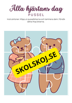 Alla hjärtans dag - Pussel