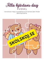 Alla hjärtans dag - Pussel